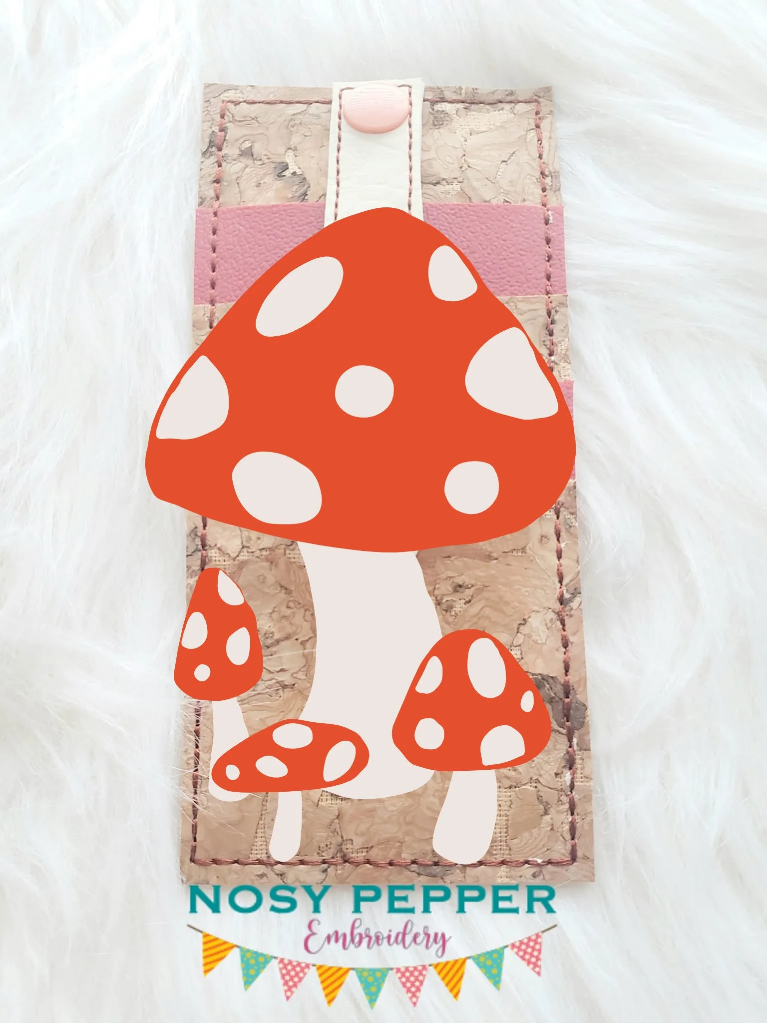 Johnson Wallet tab MATURE LISTING (2 sizes included) machine embroidery design DIGITAL DOWNLOAD