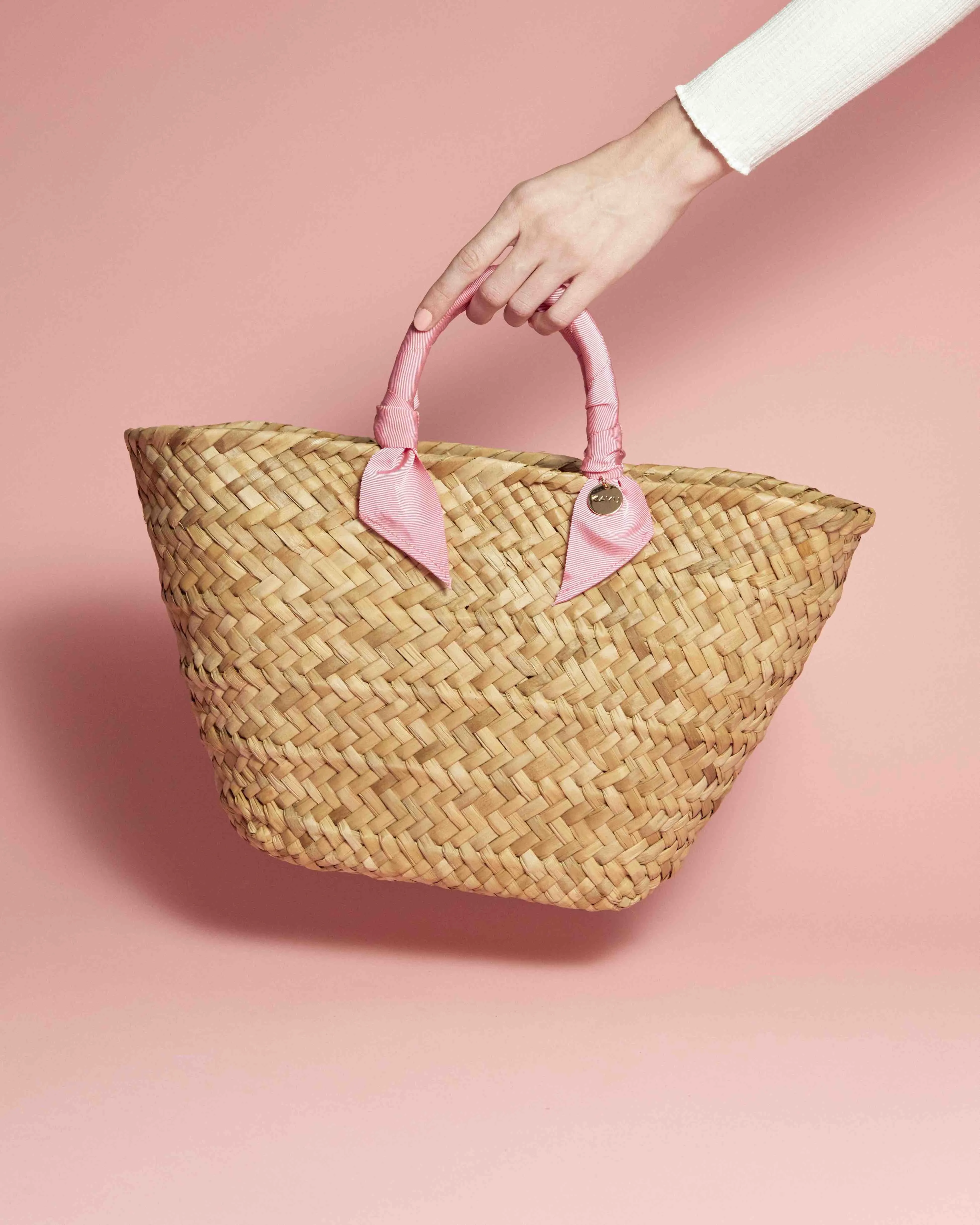 Kayu x @BarbieStyle™ Ribbon Straw Tote