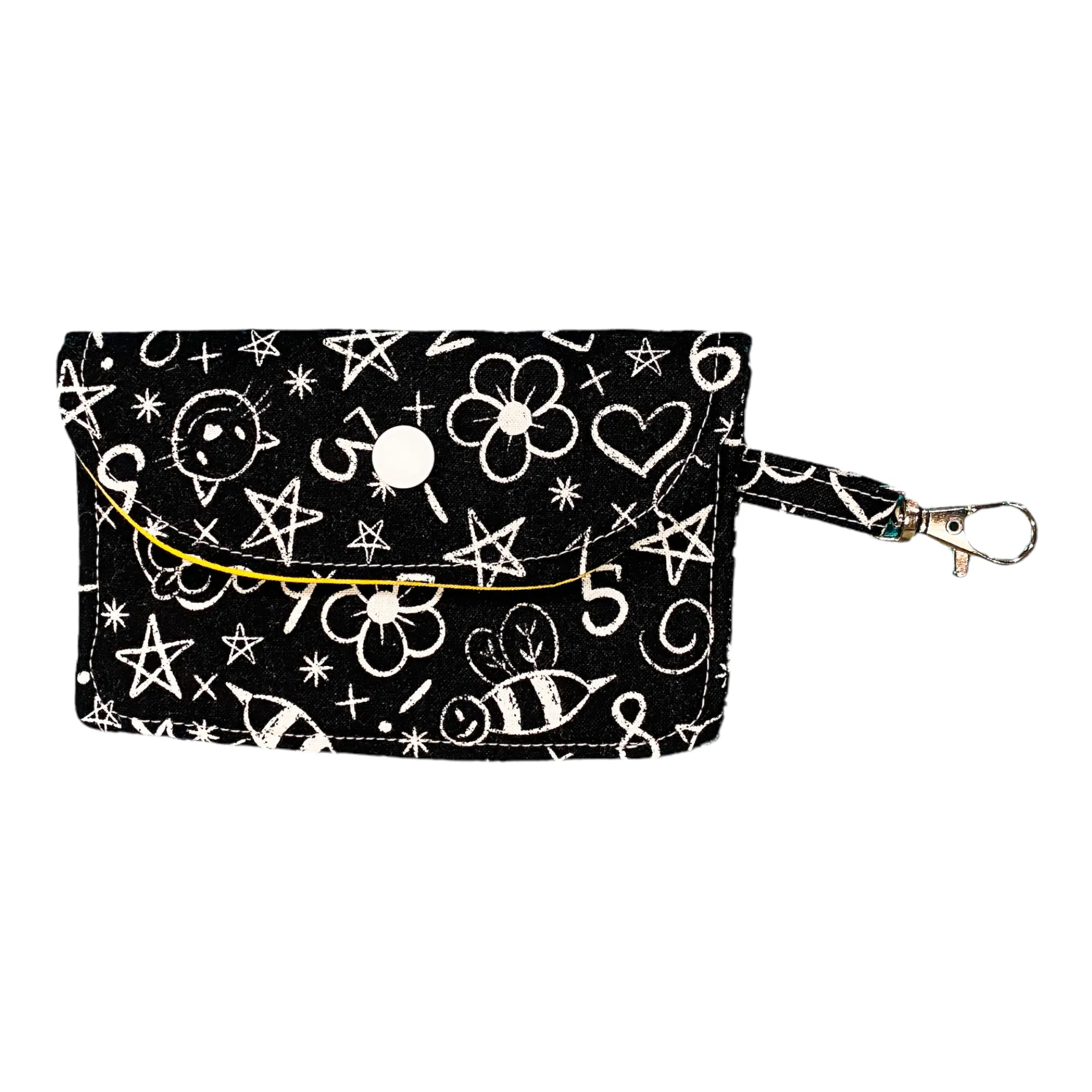 Keychain Wallet - Doodles