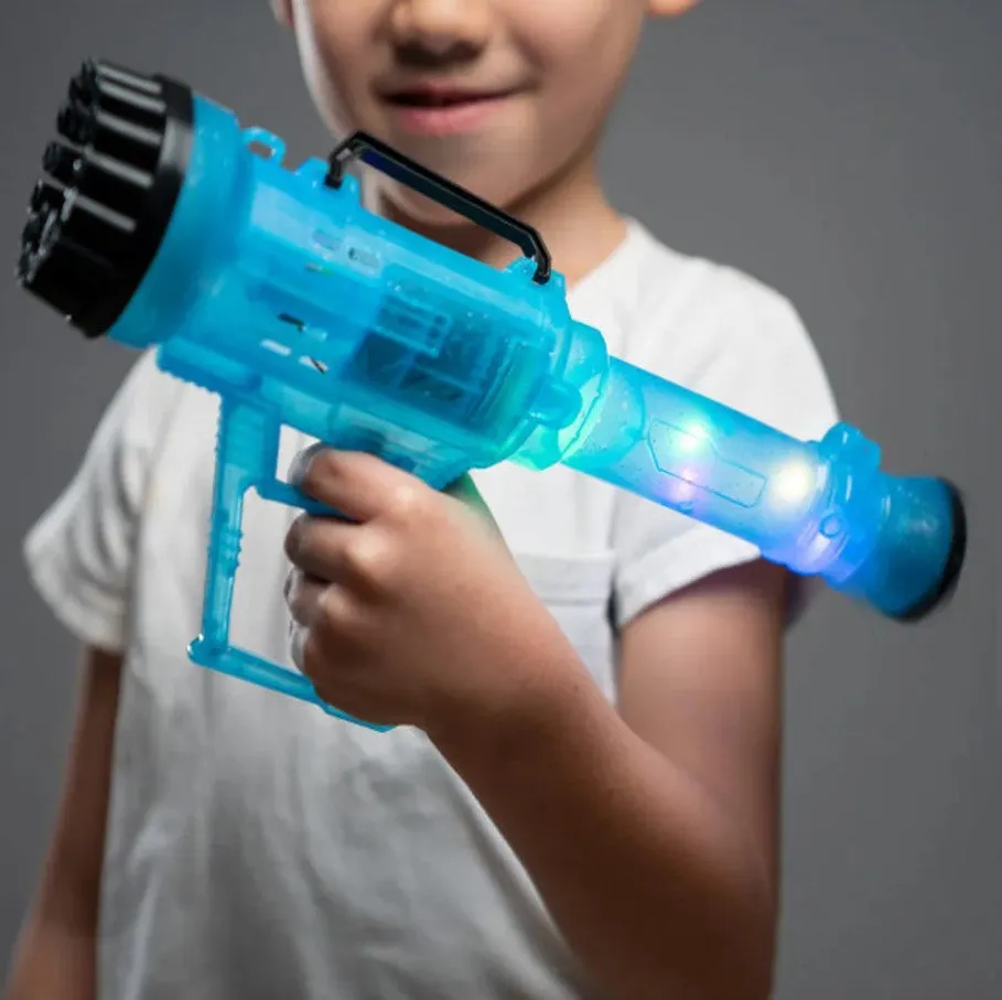 Kids Super Bubble Machine Gun (With LED Lights)