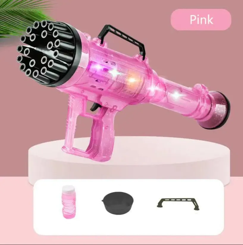 Kids Super Bubble Machine Gun (With LED Lights)