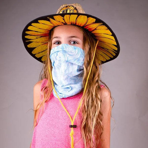 Kids Under Brim Straw Hat | Sunflower