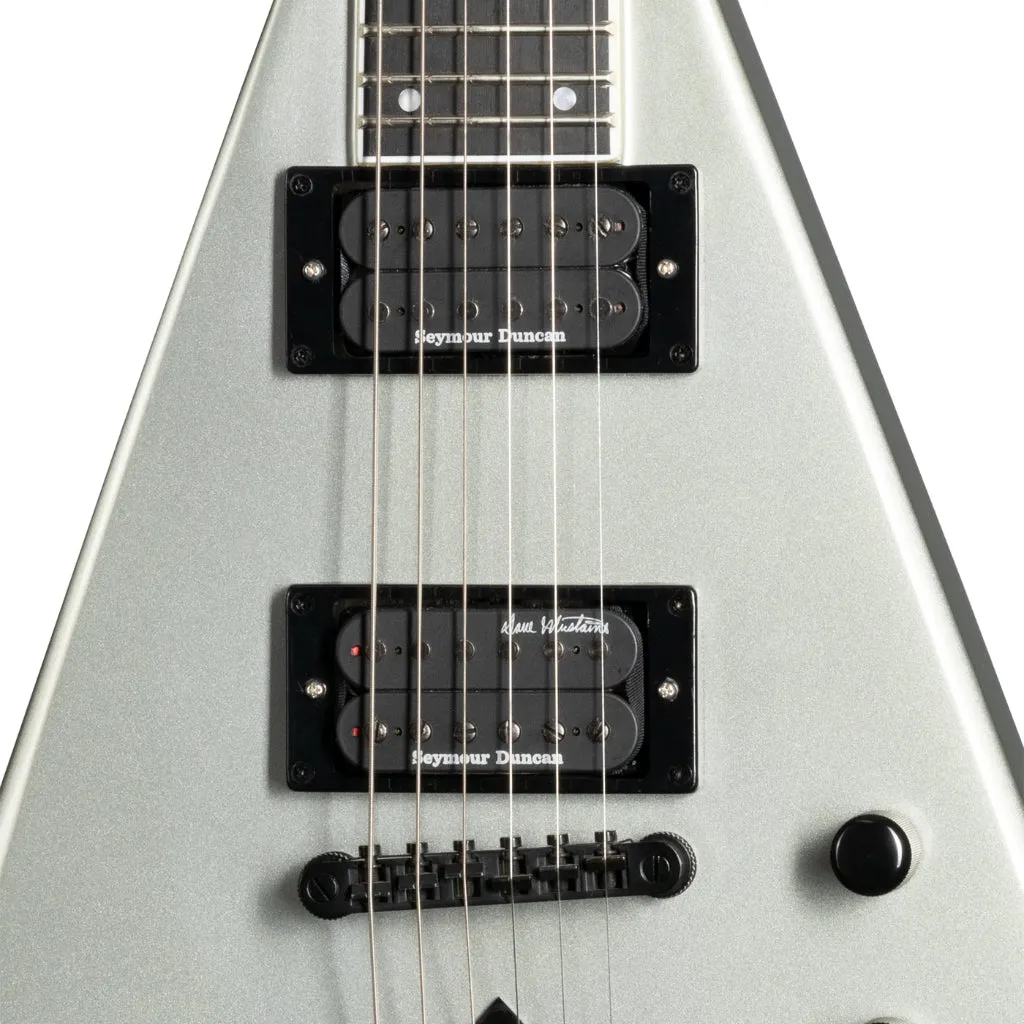 Kramer Dave Mustaine Vanguard in Case Electric Guitar - Metallic Silver