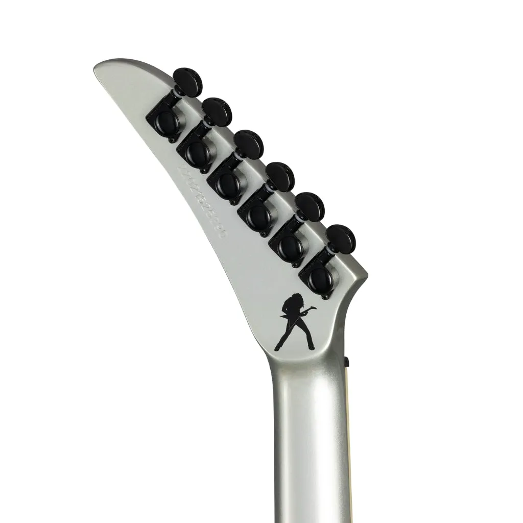 Kramer Dave Mustaine Vanguard in Case Electric Guitar - Metallic Silver