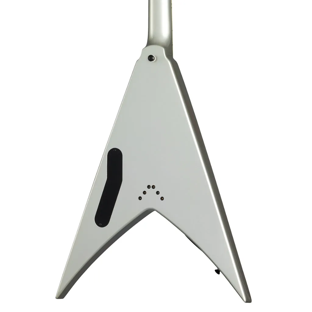 Kramer Dave Mustaine Vanguard in Case Electric Guitar - Metallic Silver