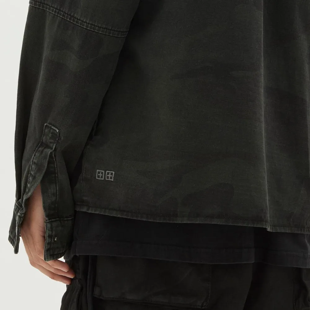 Ksubi Frequency Camo LS Shirt Men 46610-MCO