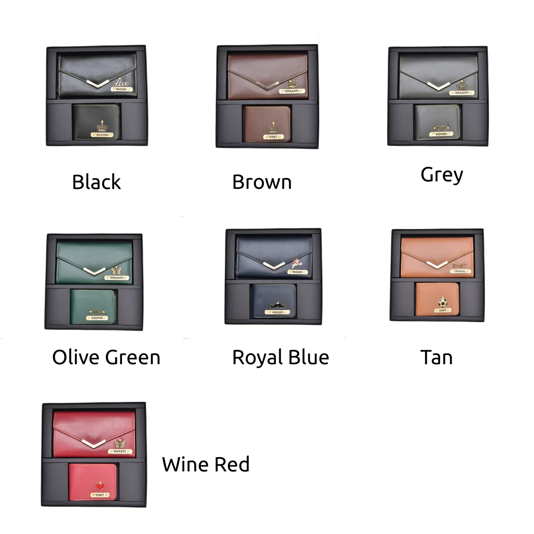 Lady Wallet   Men's Wallet (Couple Gift 1) - Grey