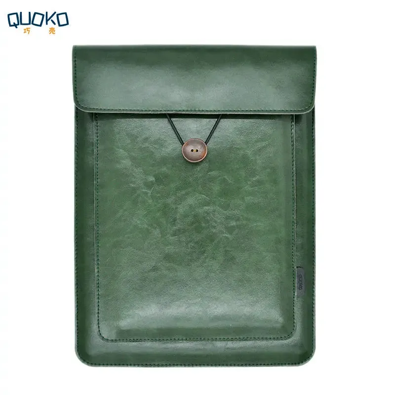 Laptop Cover,Sleeve,Case, Pouch Leather Double Layer For M1 MacBook Pro Air 12/13.3/14/15.4/16