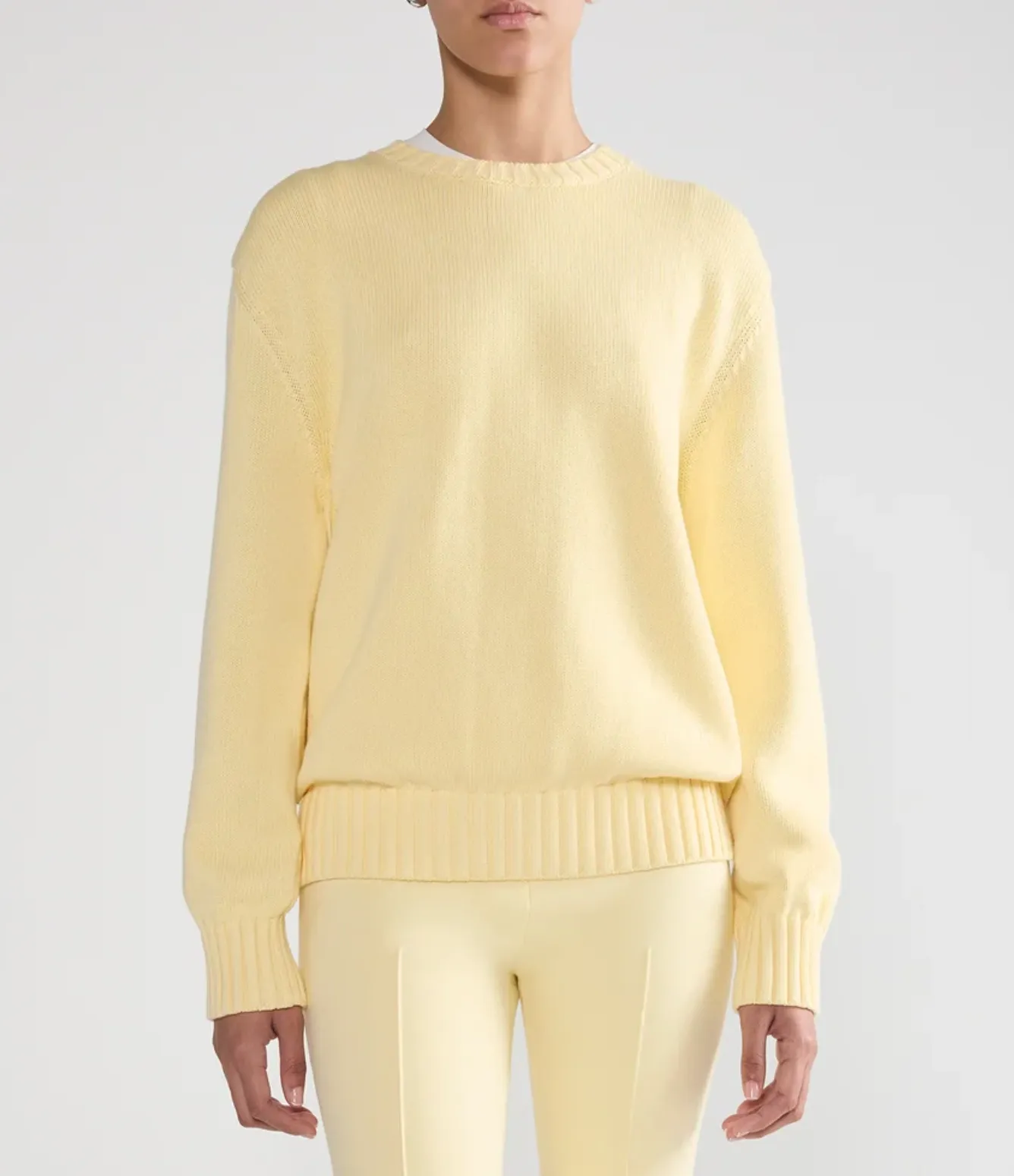 Lara Sweater - Pale Yellow (By Phone Order Only)