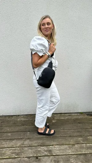 Large Sling Bag Black