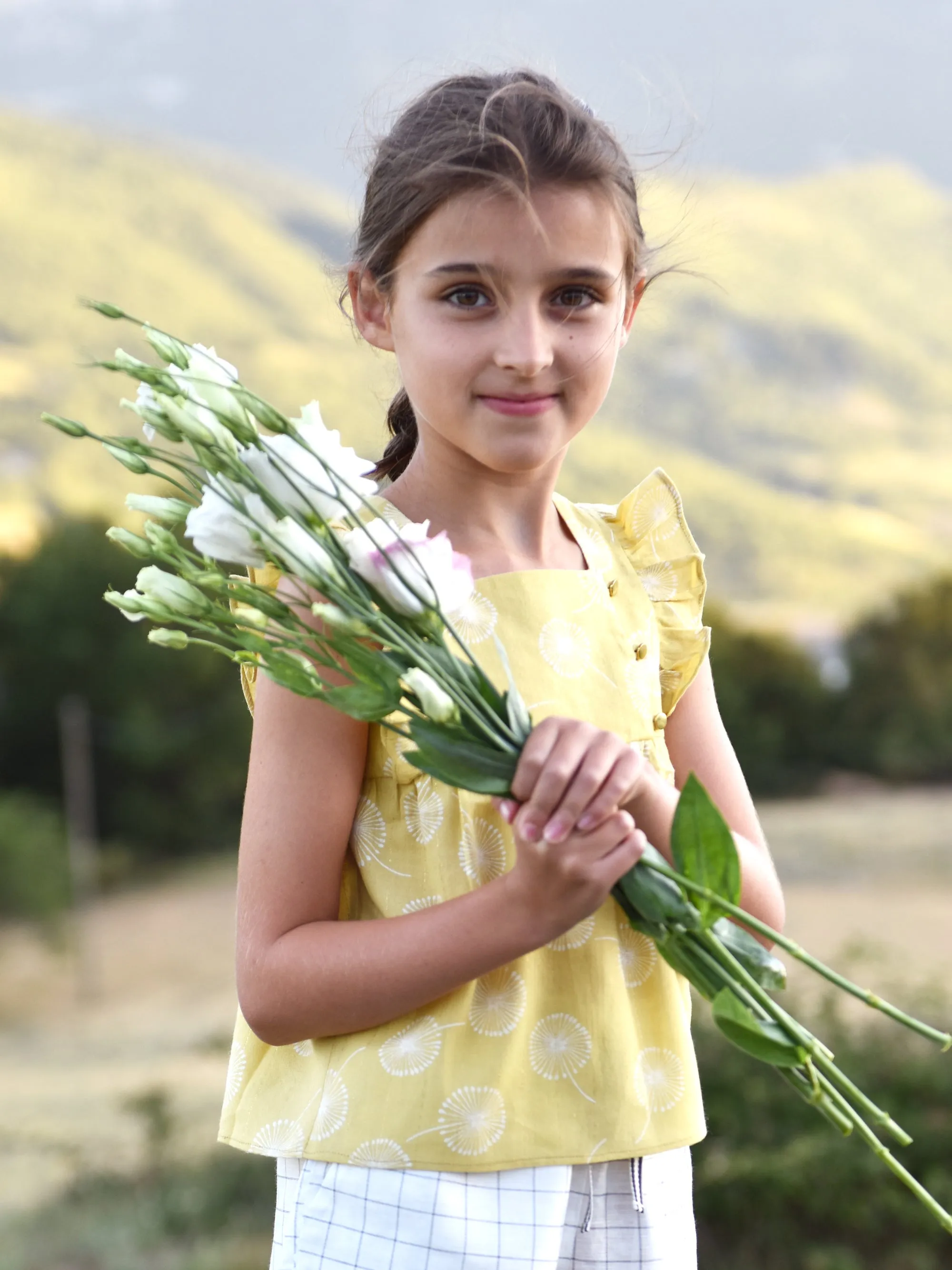 Laurette Top - Sunny Dandelion