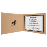 Leather Certificate Holder