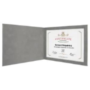Leather Certificate Holder