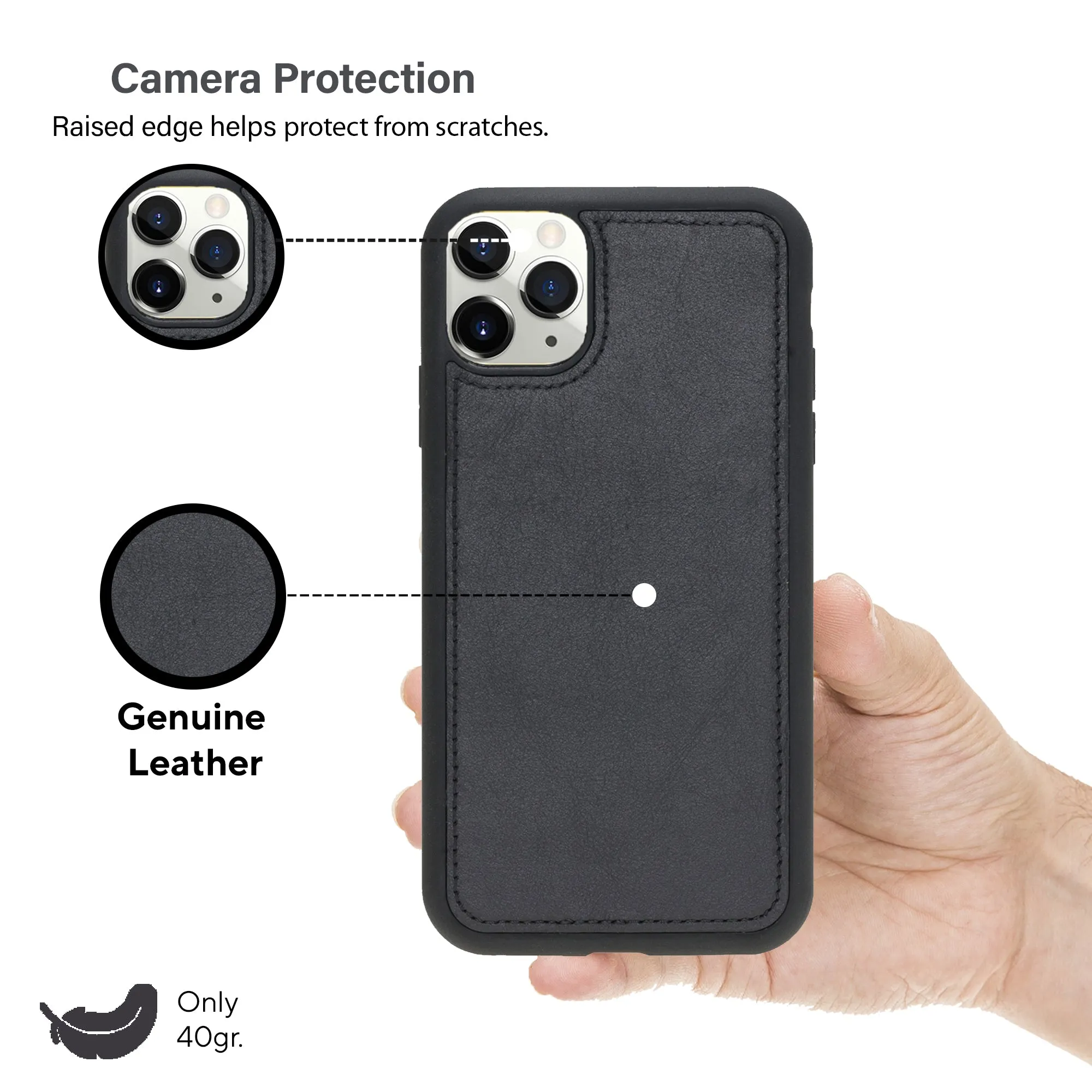Leather Wallet Case for iPhone 11 Pro