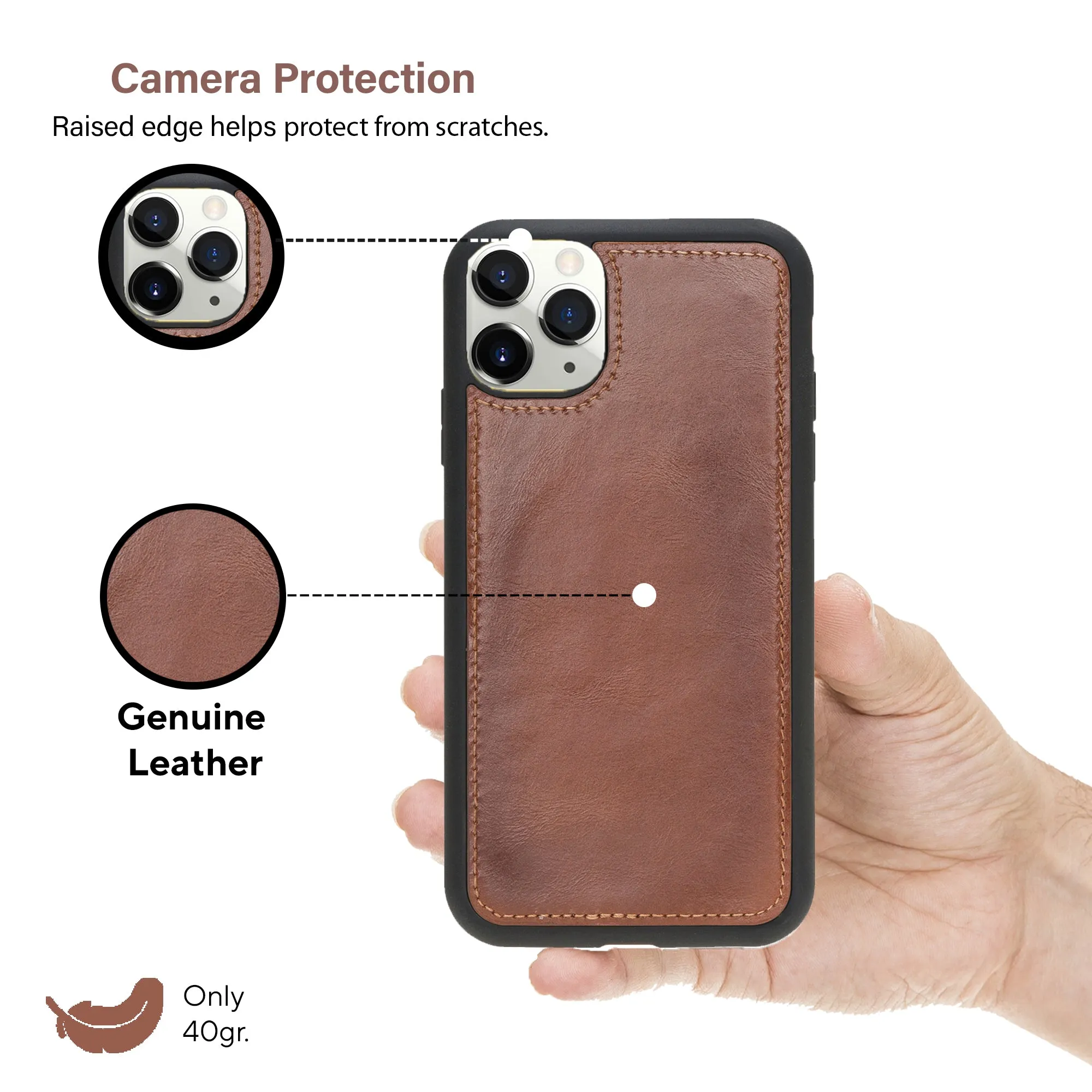 Leather Wallet Case for iPhone 11 Pro