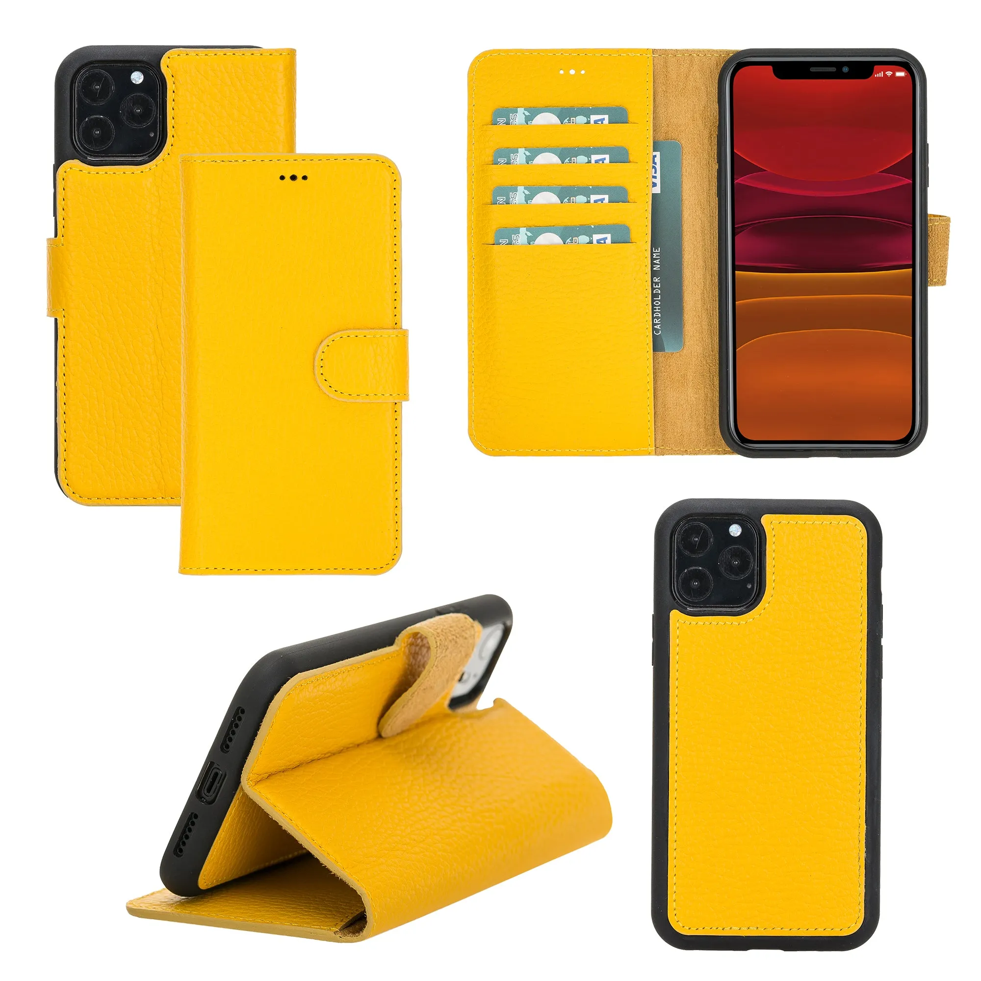 Leather Wallet Case for iPhone 11 Pro
