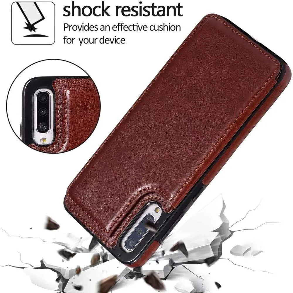 Leather Wallet Case For Samsung Galaxy S