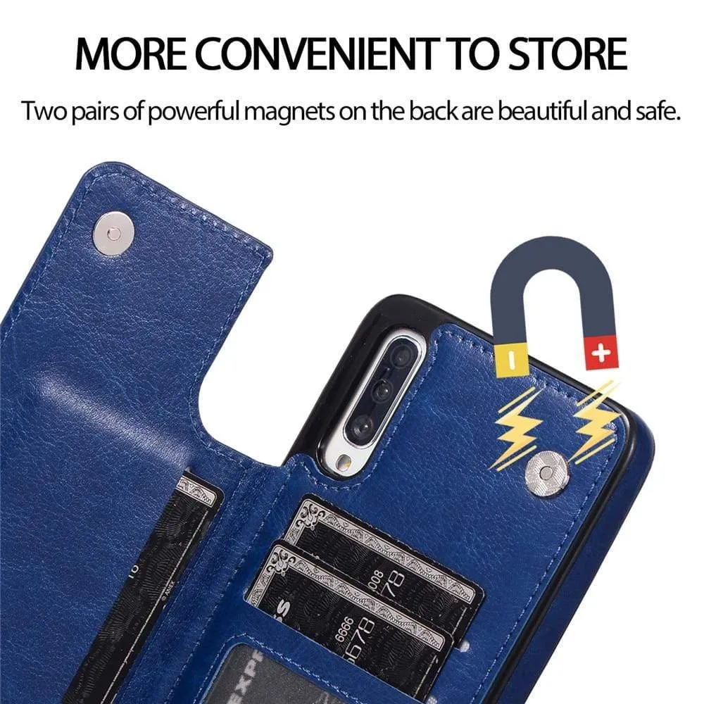 Leather Wallet Case For Samsung Galaxy S