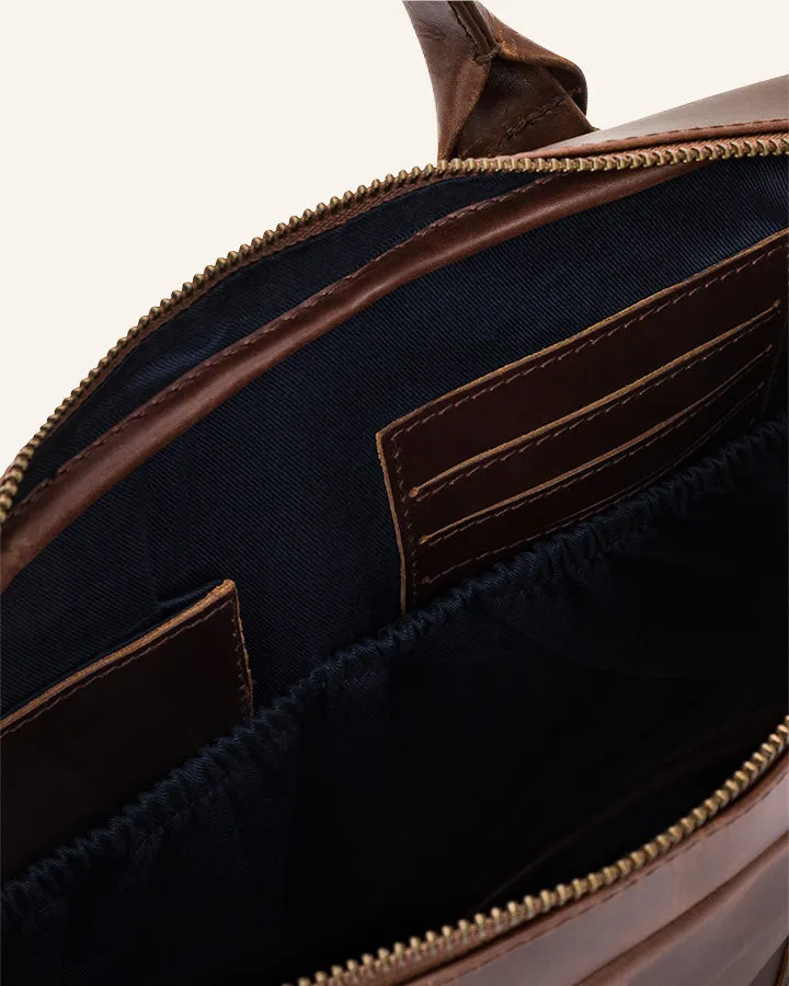 Leder Business Briefcase Everett