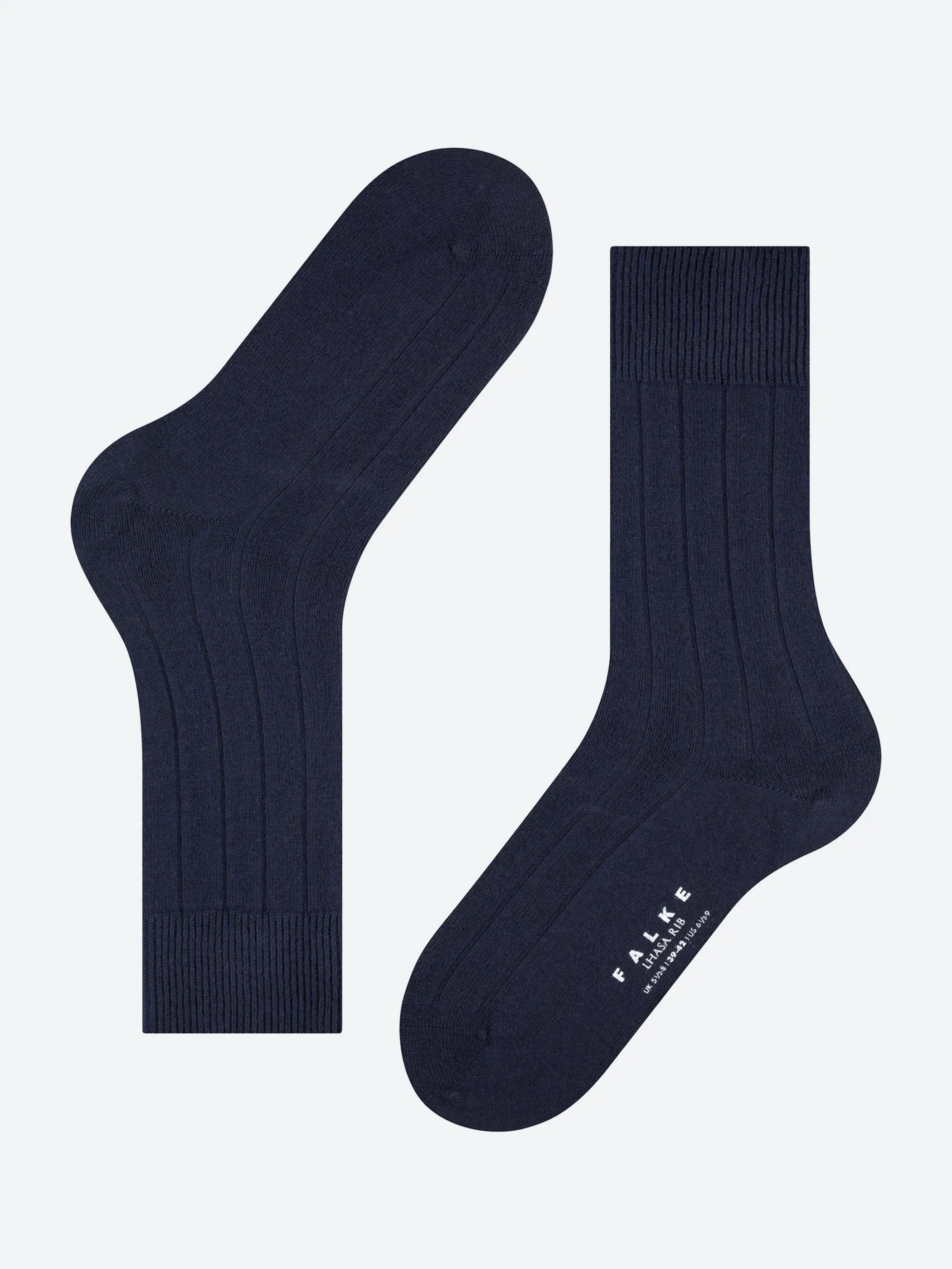Lhasa Rib Casual Crew Sock