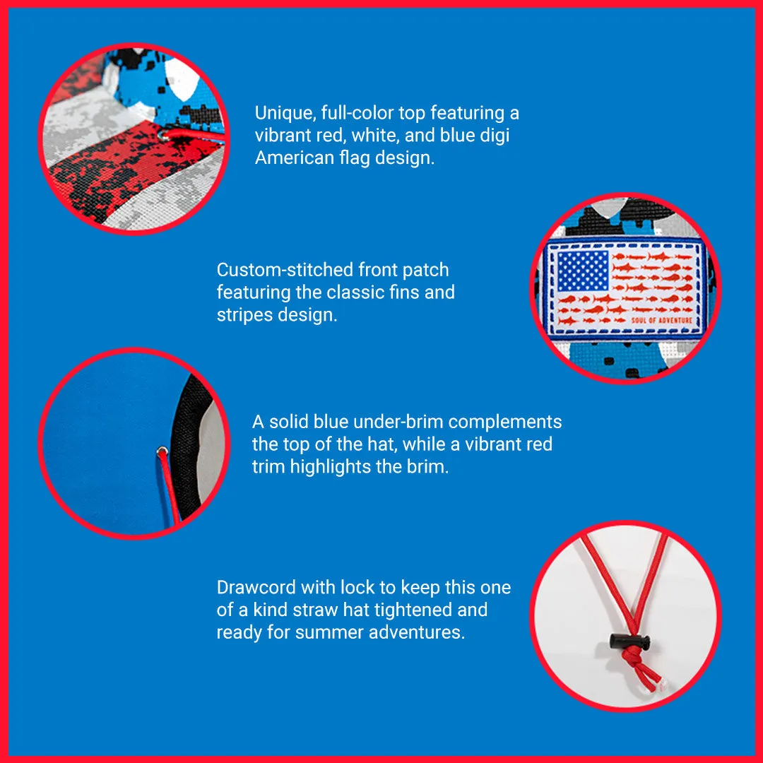 Limited Edition Keys Straw Hat | Captain U.S.A.