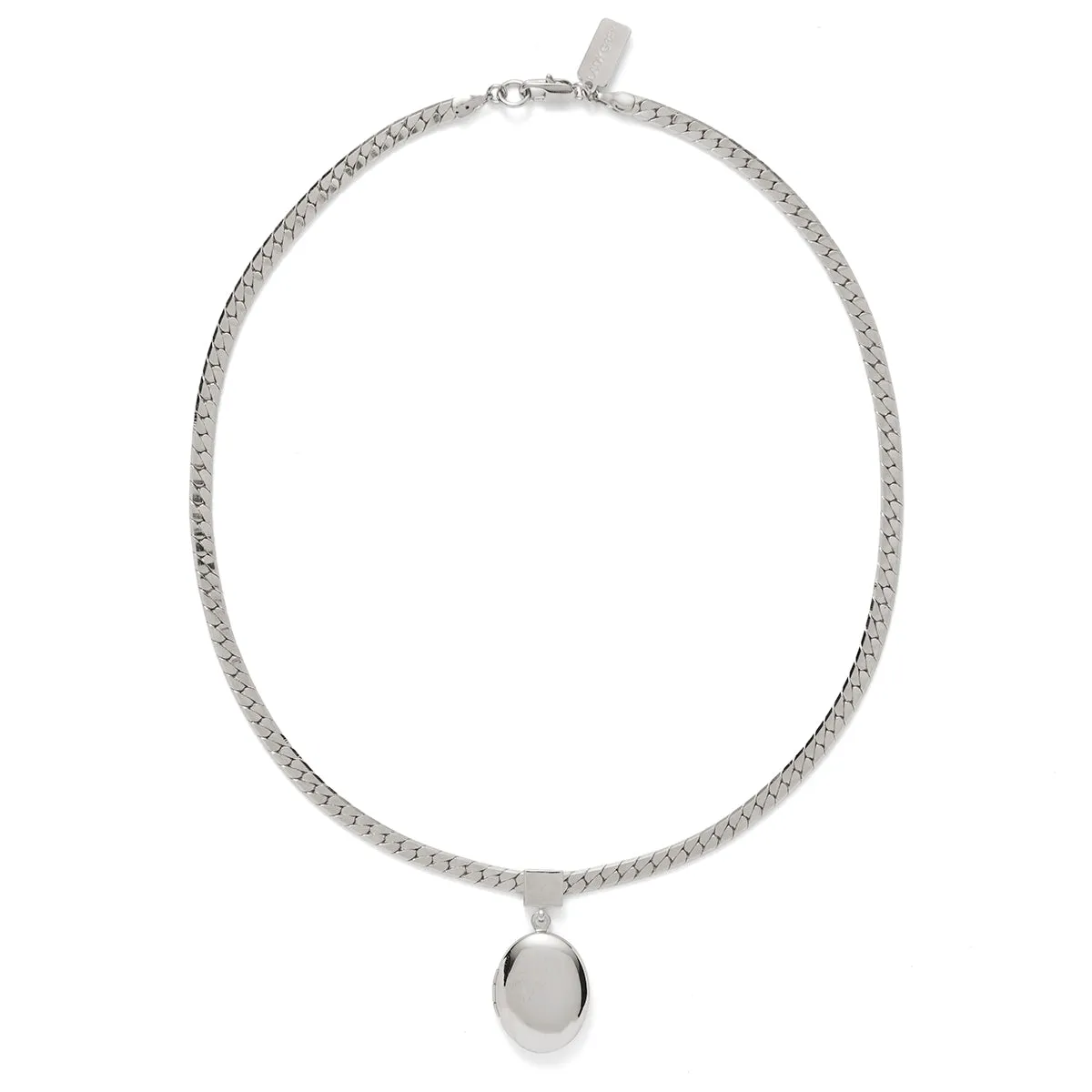 Locket Necklace in Silver