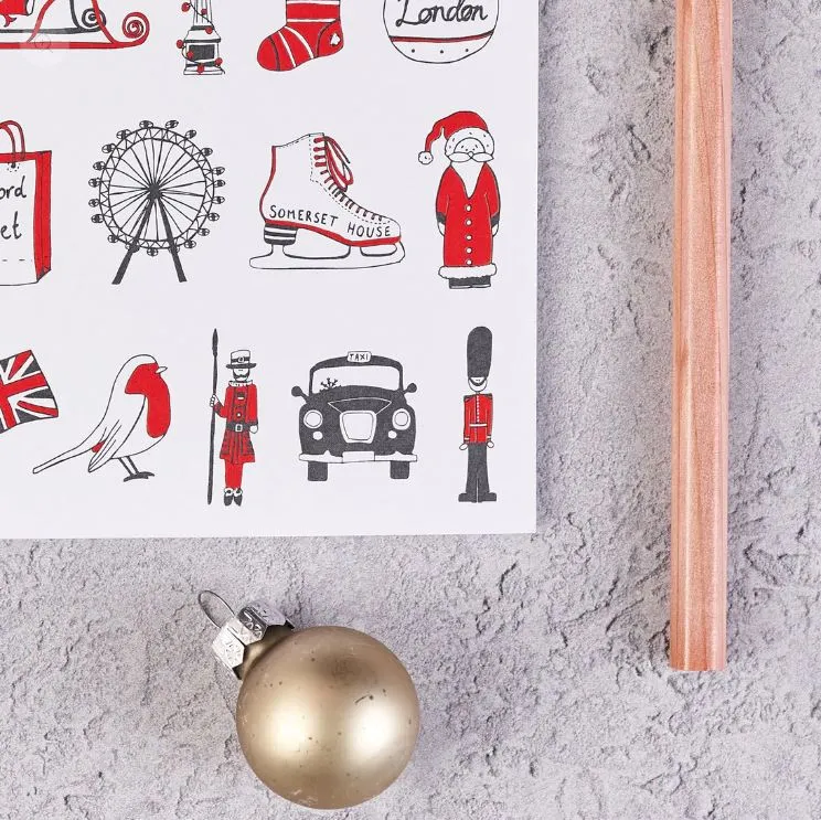London Christmas Card Set