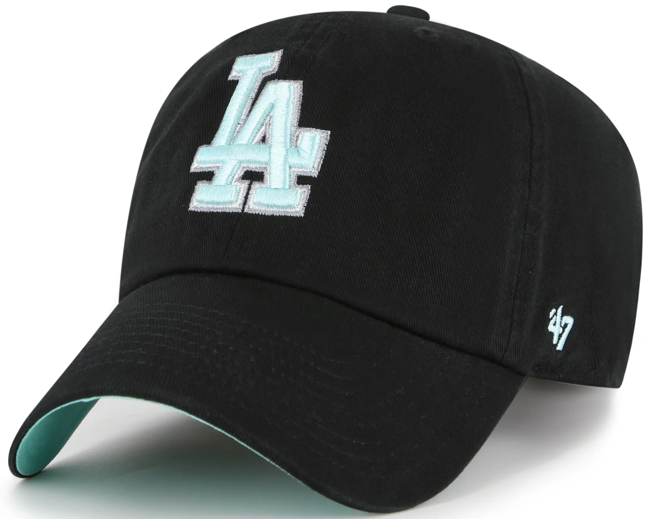 Los Angeles Dodgers '47 Black Mint Clean Up Cap