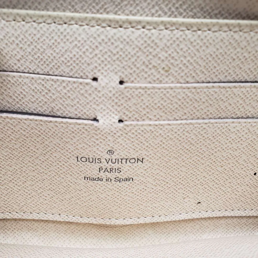Louis Vuitton Damier Azur Zippy Zip Wallet