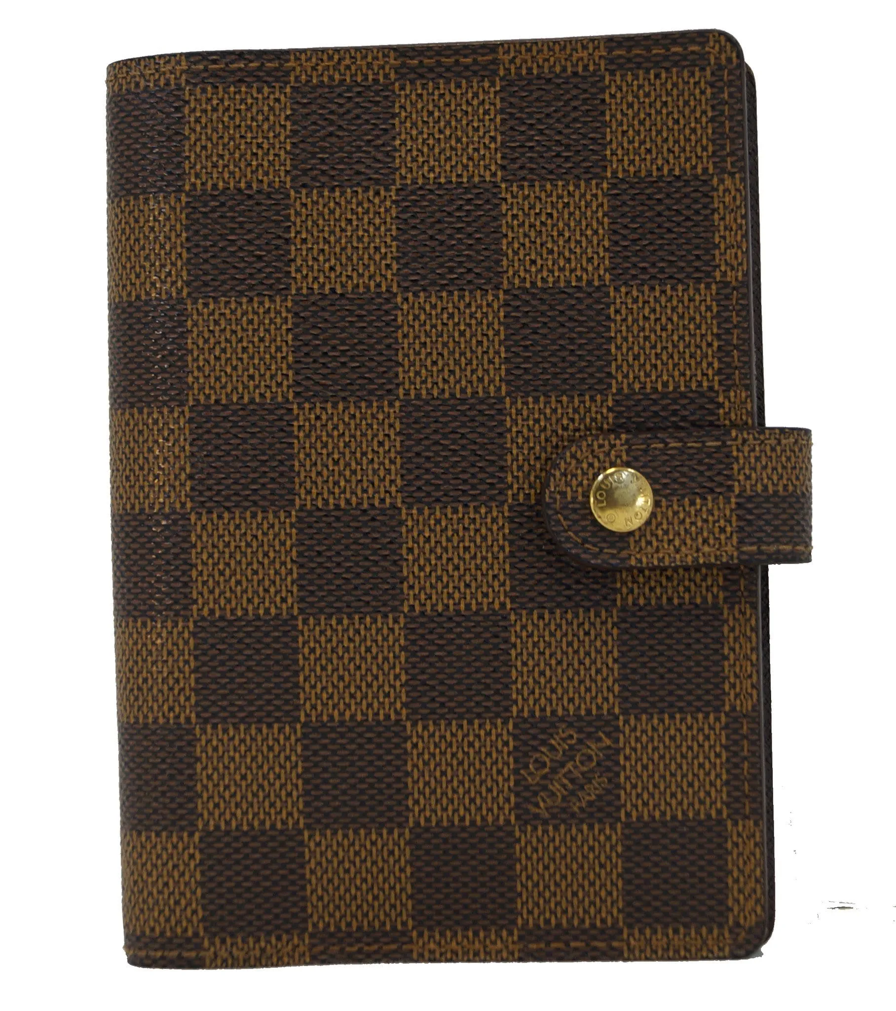 LOUIS VUITTON Damier Ebene Agenda Pm Day Planner Cover