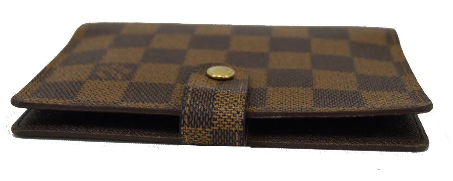 LOUIS VUITTON Damier Ebene Agenda Pm Day Planner Cover