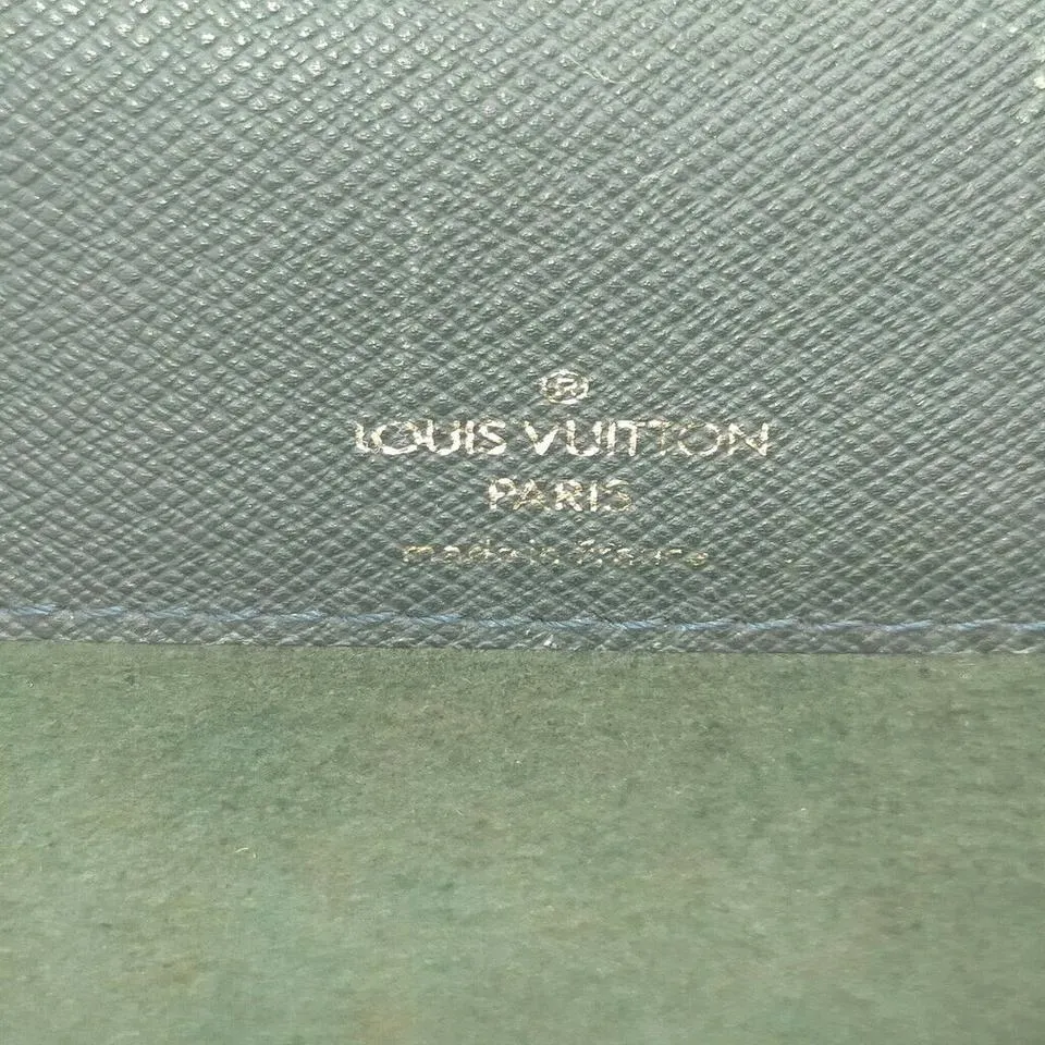 Louis Vuitton Green Taiga Leather Porte Documents Tashkent Attache Briefcase 863387