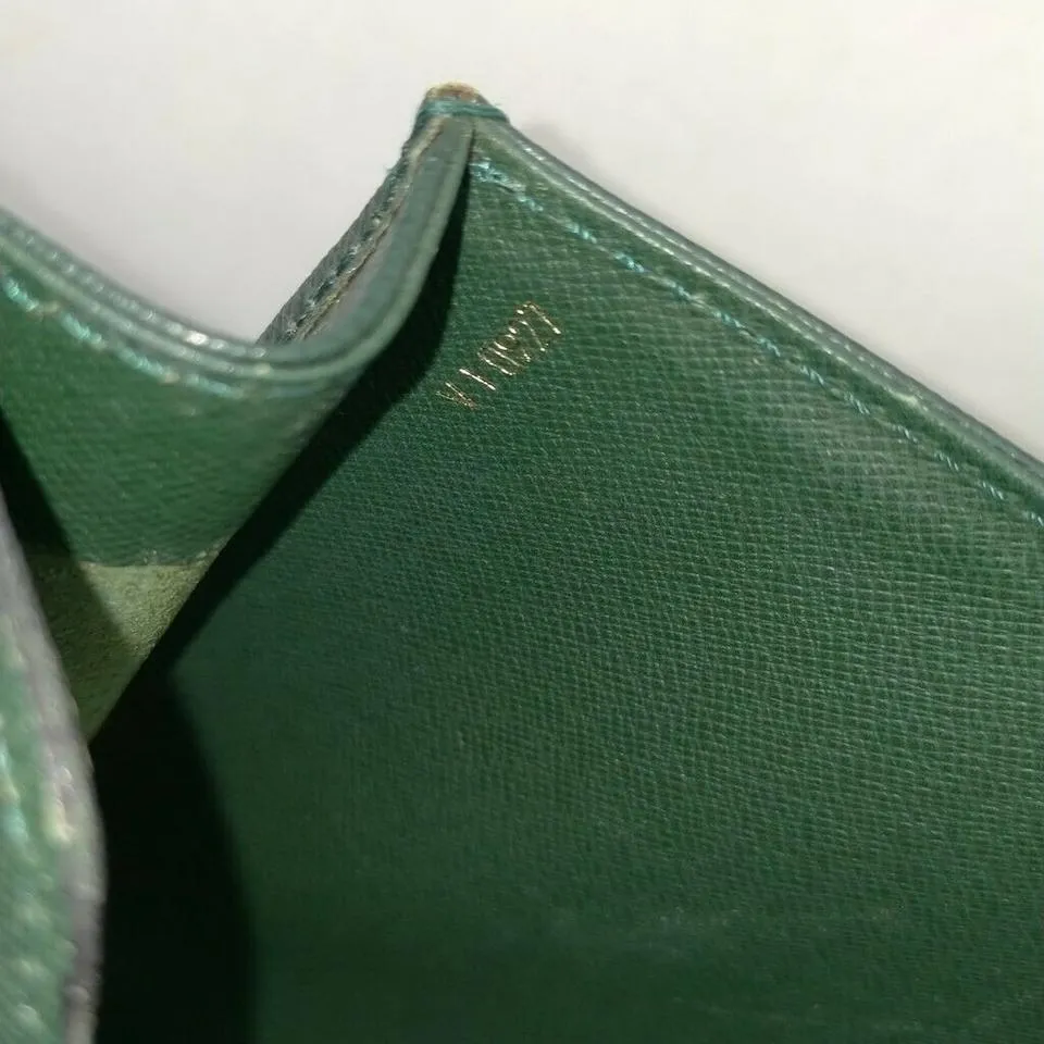 Louis Vuitton Green Taiga Leather Porte Documents Tashkent Attache Briefcase 863387