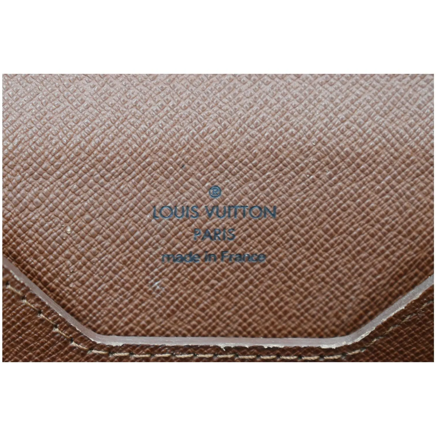 LOUIS VUITTON Laguito Monogram Canvas Briefcase Bag Brown
