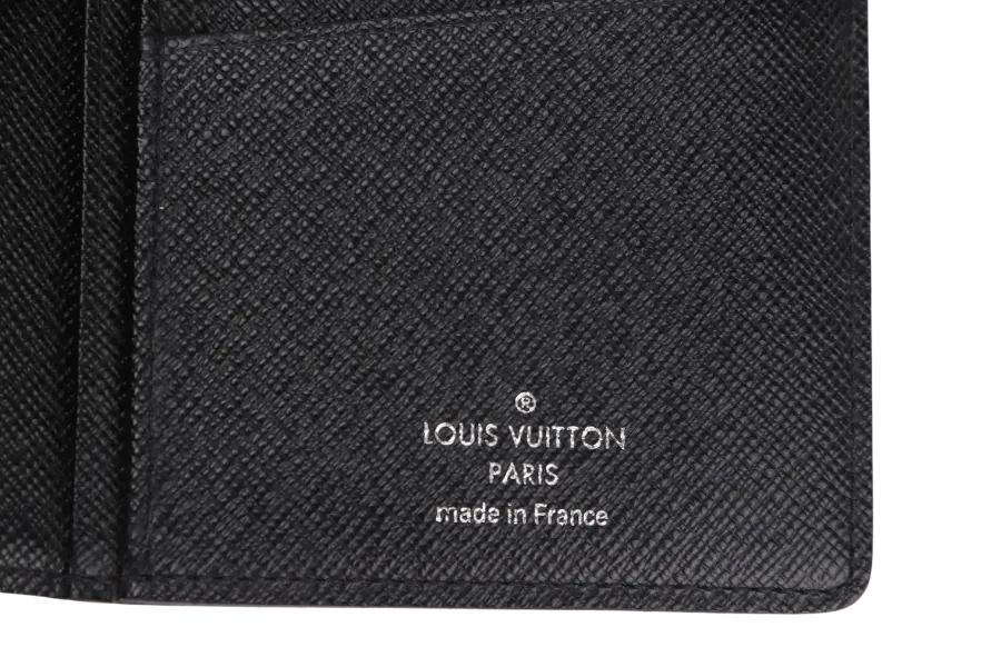 LOUIS VUITTON N62665 BRAZZA LONG WALLET DAMIER GRAPHITE SILVER HARDWARE WITH DUST COVER & BOX