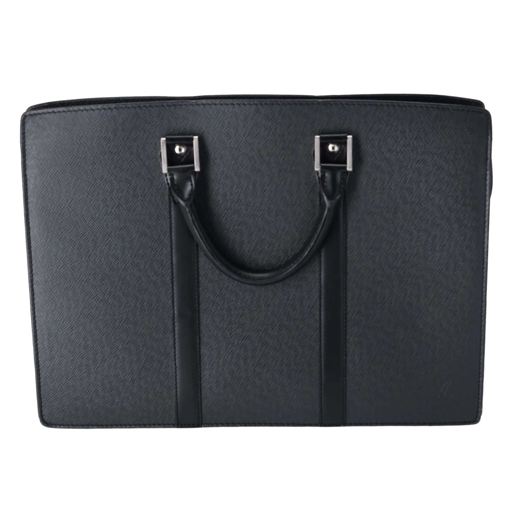Louis Vuitton Taiga Briefcase M30052 Black Epi Leather