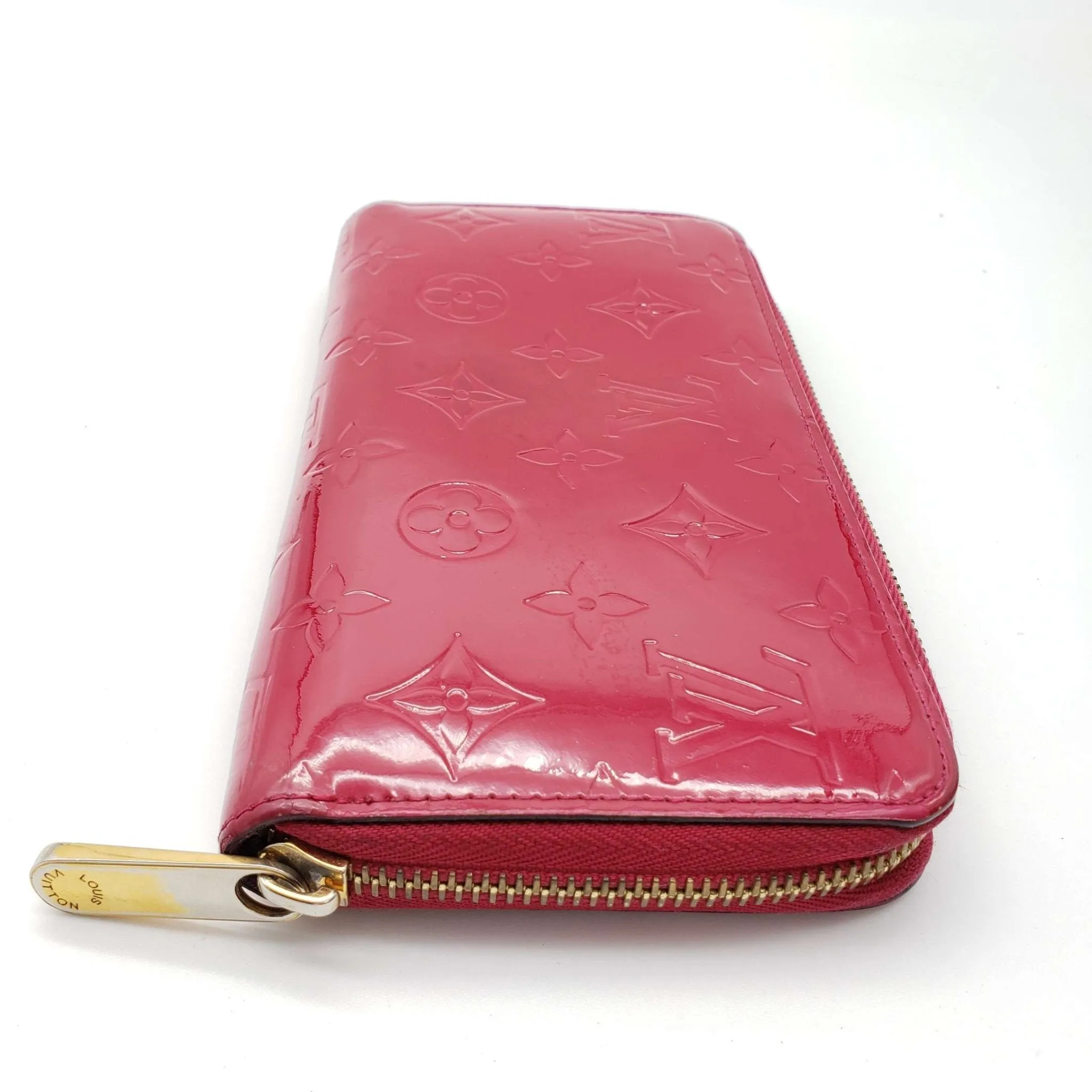Louis Vuitton Vernis Enamel Leather Zippy Wallet