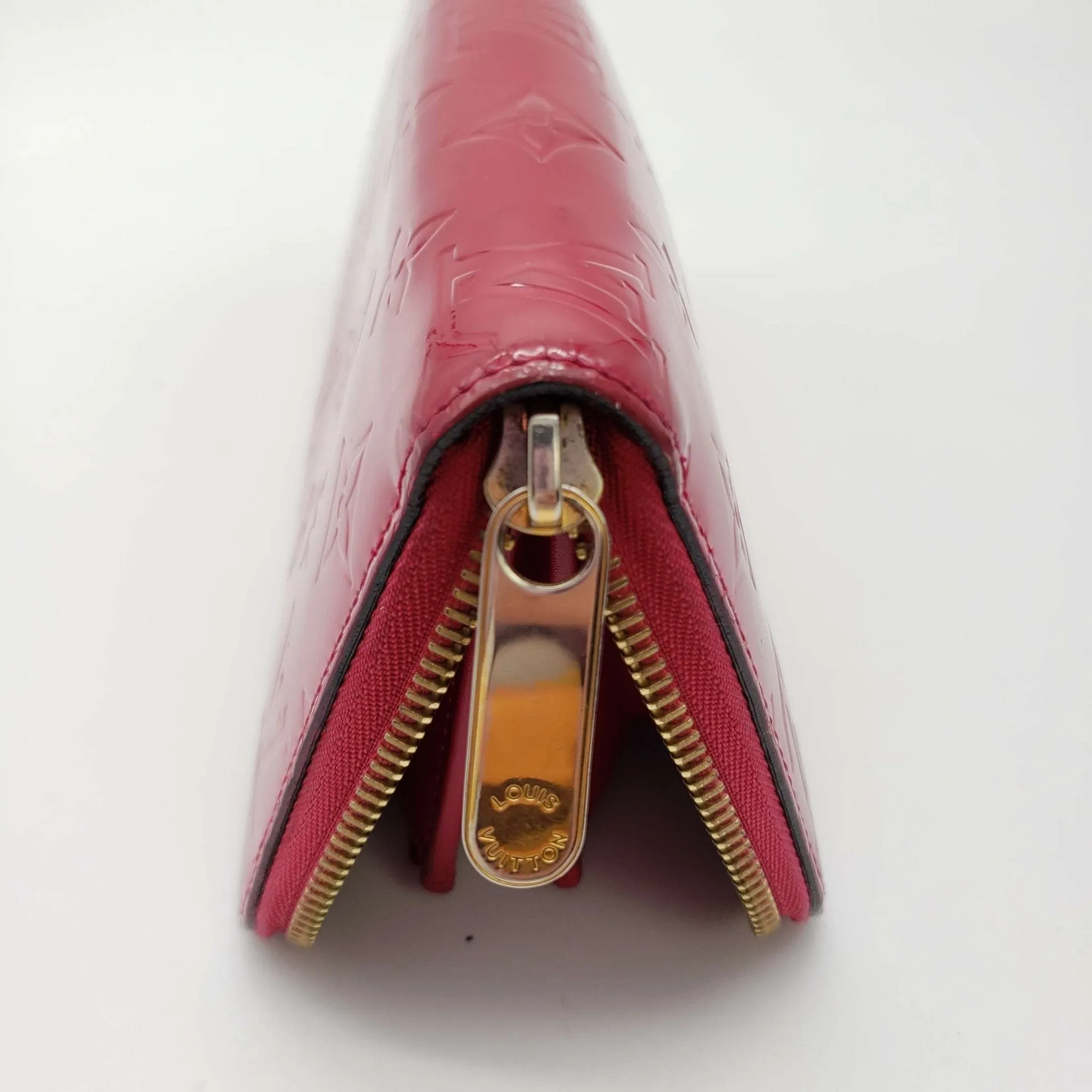 Louis Vuitton Vernis Enamel Leather Zippy Wallet