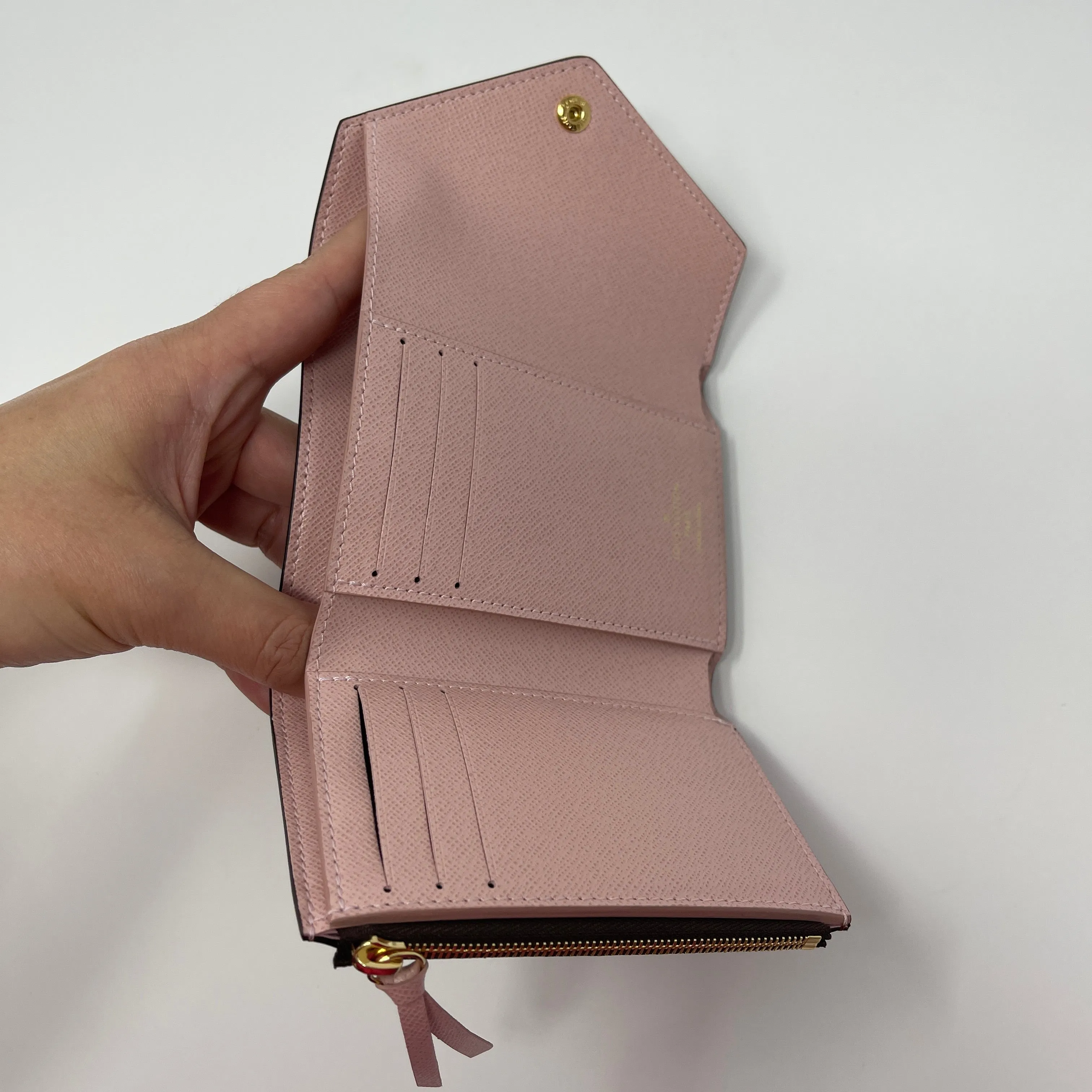 Louis Vuitton Victorine Wallet Damier Rose Ballerina