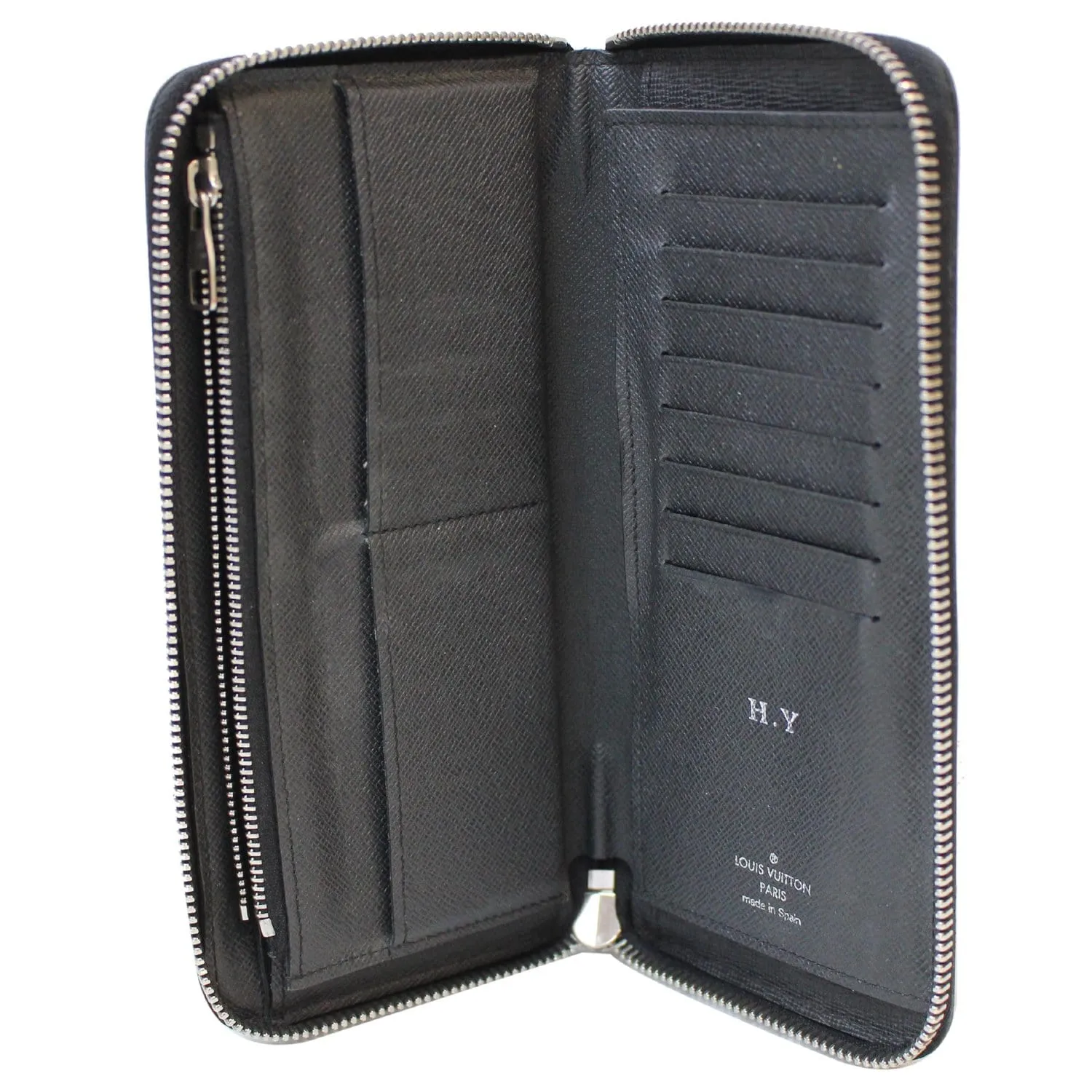 LOUIS VUITTON Zippy Vertical Taiga Long Wallet Ardoise - Last Call