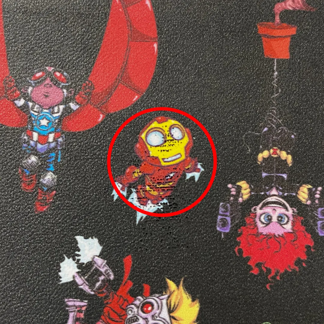 Loungefly Marvel Skottie Young Chibi Group Flap Wallet DEFECTIVE #8