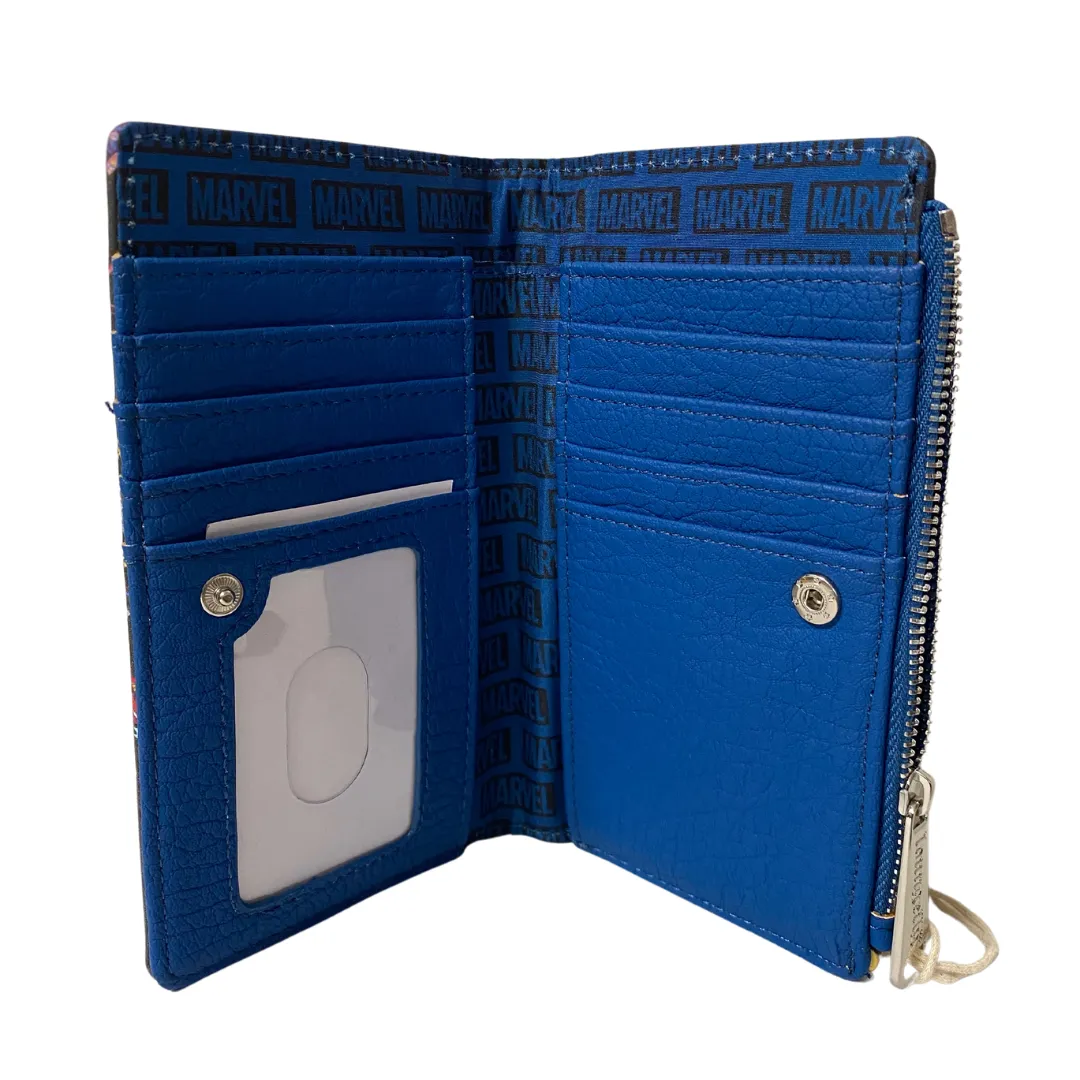 Loungefly Marvel Skottie Young Chibi Group Flap Wallet DEFECTIVE #8