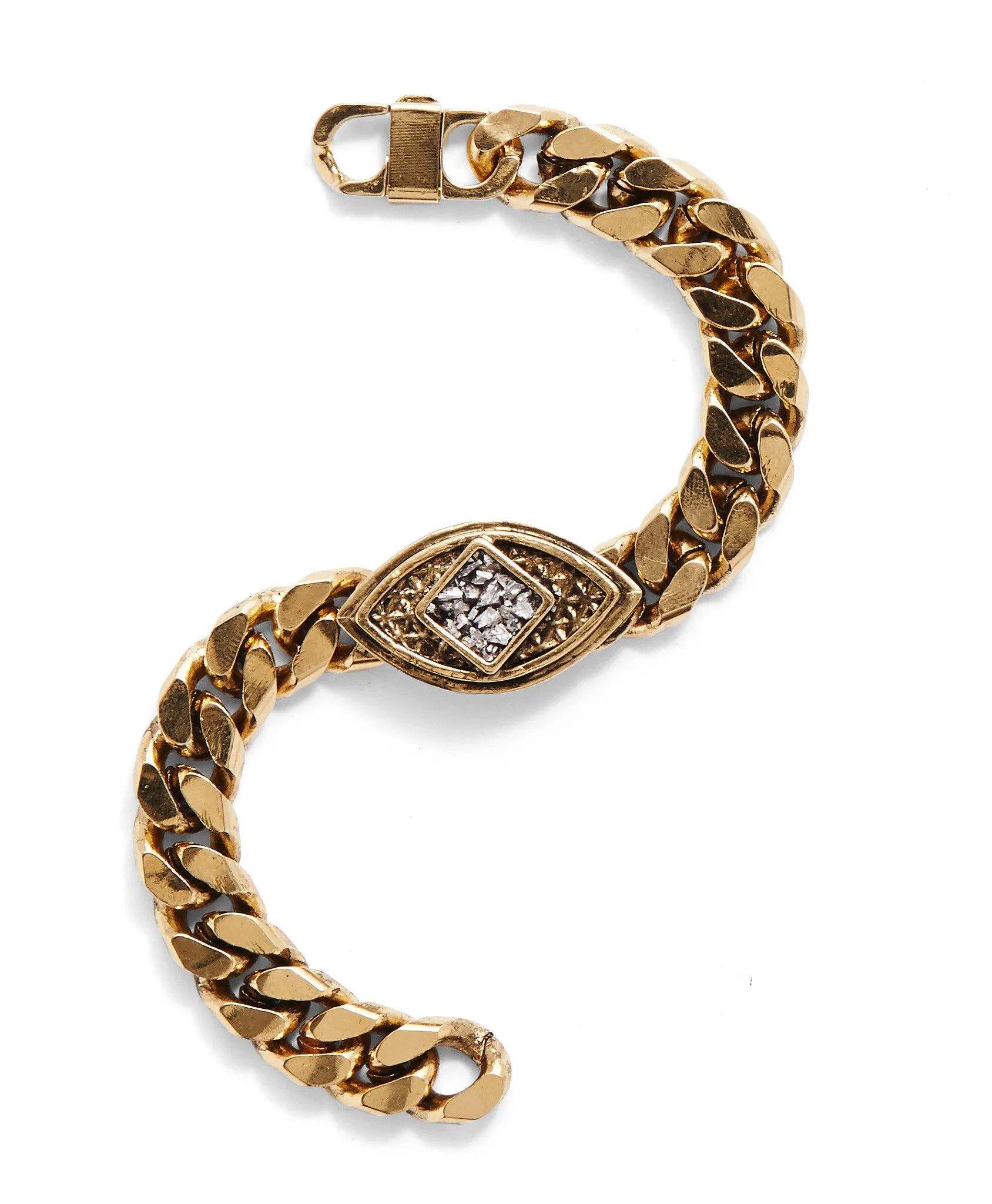Lucid Chain Bracelet in Gold with Bismuth