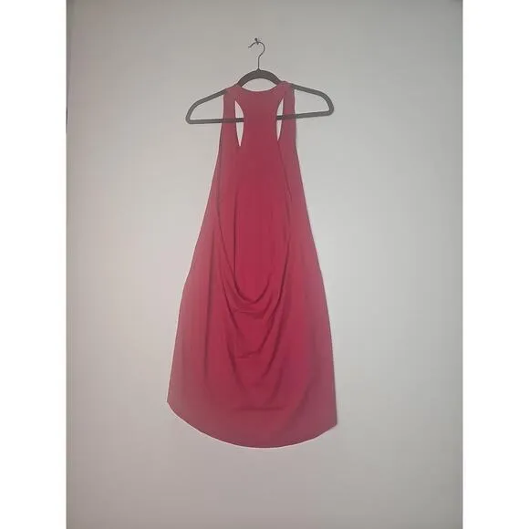 Lululemon Ruby Red Rejuvenate Dress Sleeveless Knee Length Womens 4