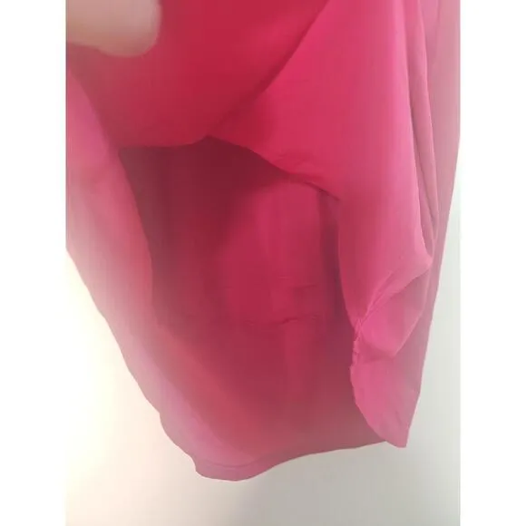 Lululemon Ruby Red Rejuvenate Dress Sleeveless Knee Length Womens 4