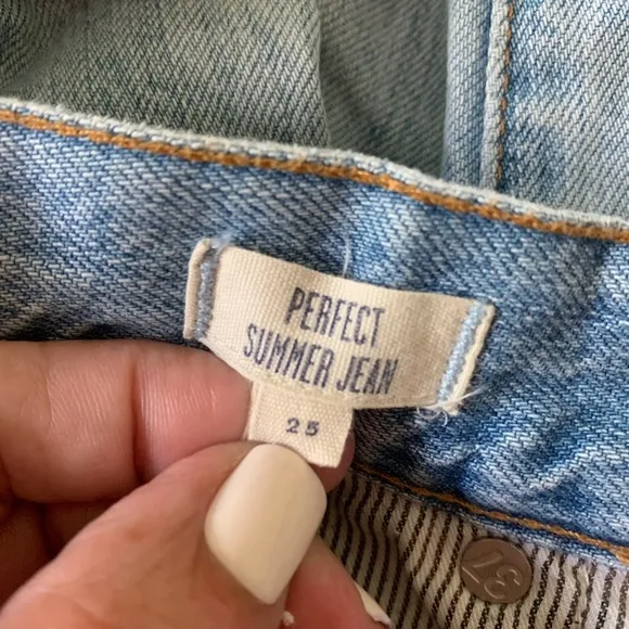 Madewell lightwash perfect summer jean