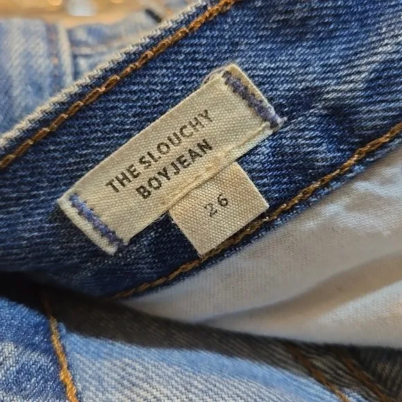 Madewell The Slouchy Boyjean Button Fly In Rosewell Wash