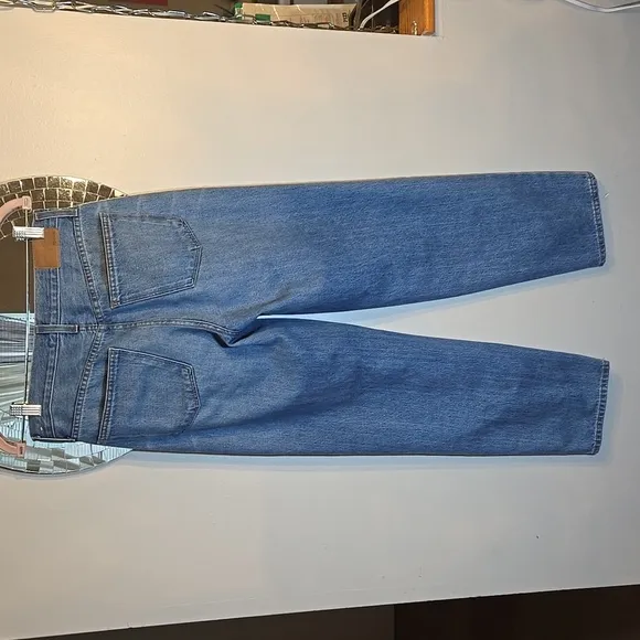 Madewell The Slouchy Boyjean Button Fly In Rosewell Wash