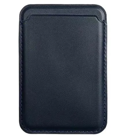 Magnetic Leather Card Holder Wallet