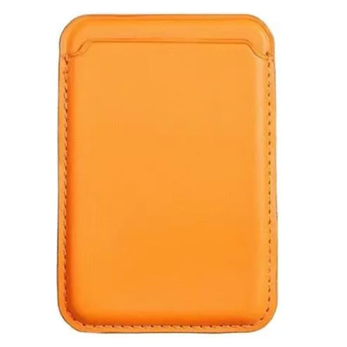 Magnetic Leather Card Holder Wallet